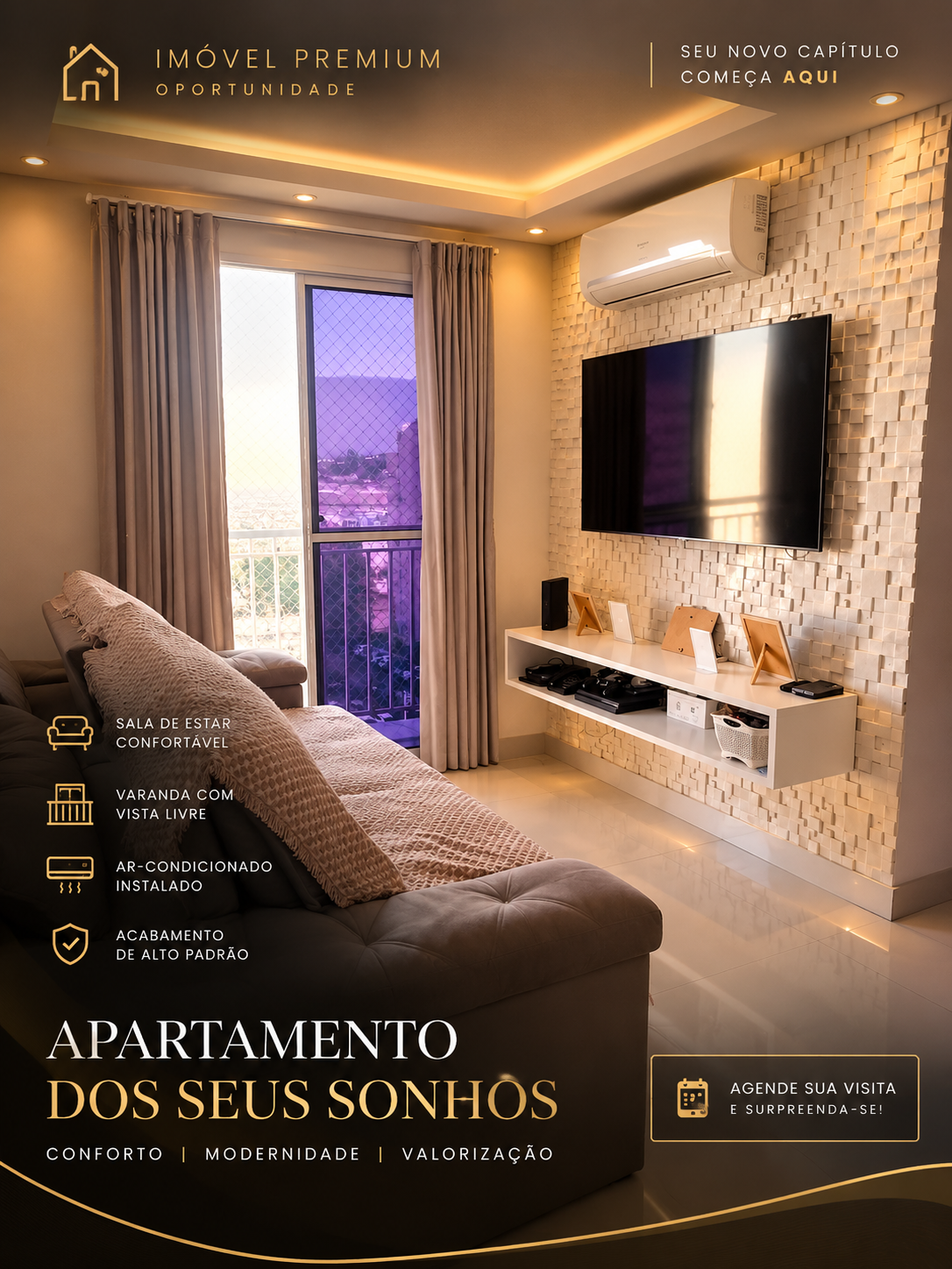 Apartamento de 2 quartos condomínio Liber Belford Roxo